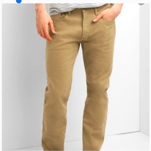 GAP Jeans Mens Gap Denim Slim Khaki 3 X 34 Jeans Poshmark
